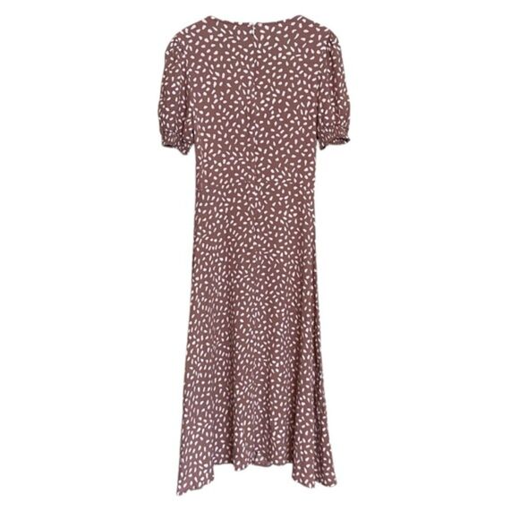 Petal & Pup Franklin Polka Dot Jewel Neckline Midi Boho Feminine Sundress Size 8 - Picture 11 of 16